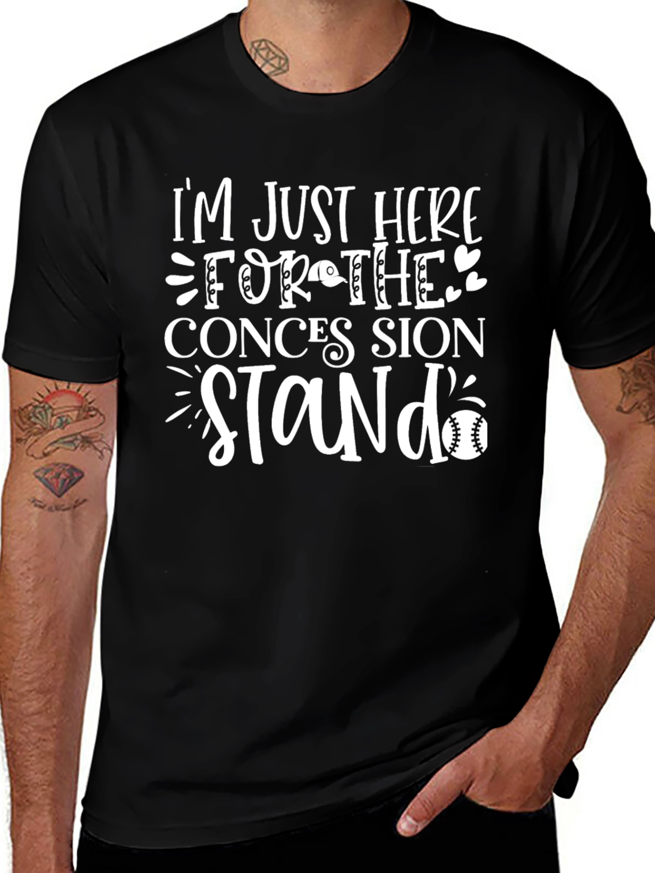 Concession Stand Baseball Fan T-Shirt