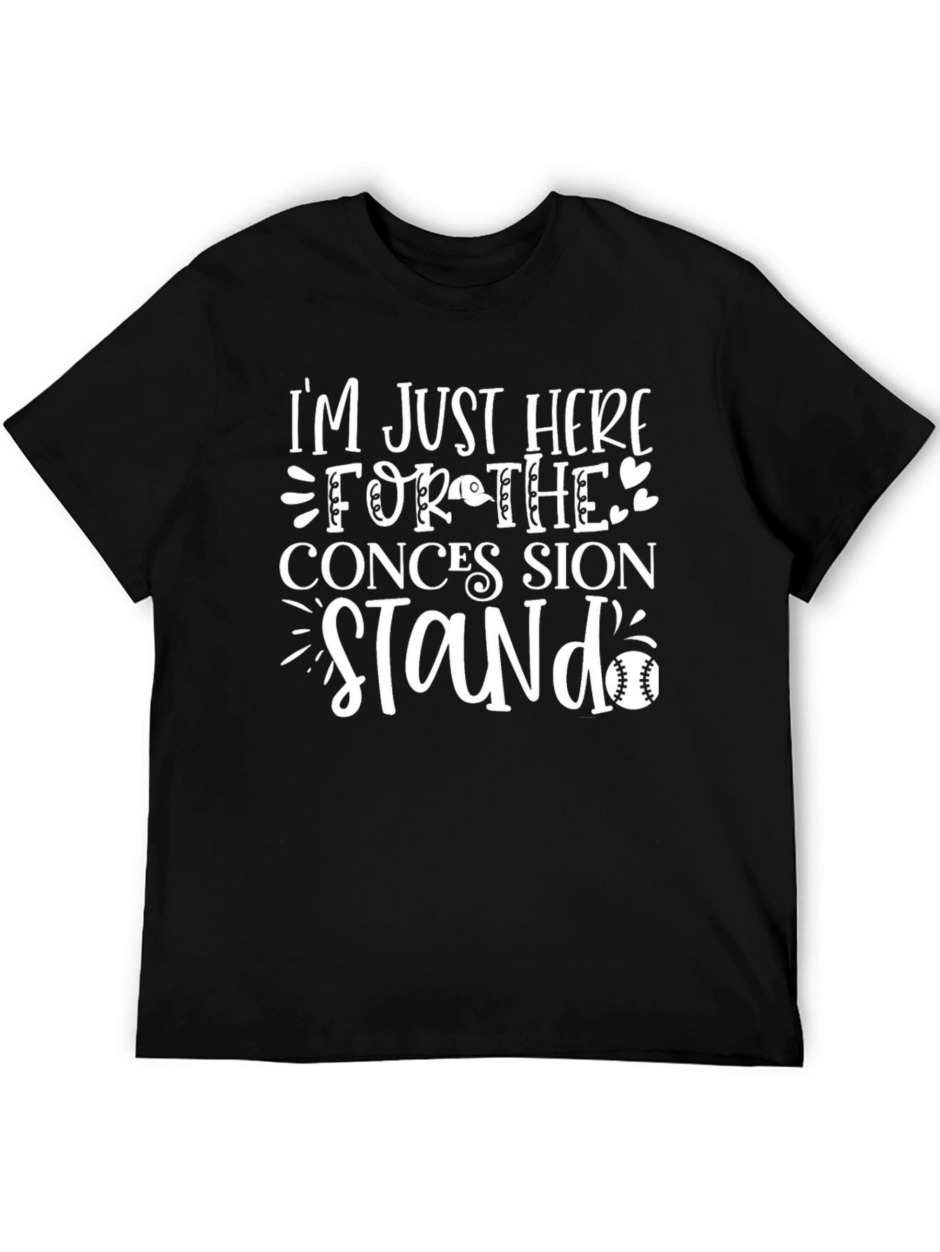 Concession Stand Baseball Fan T-Shirt