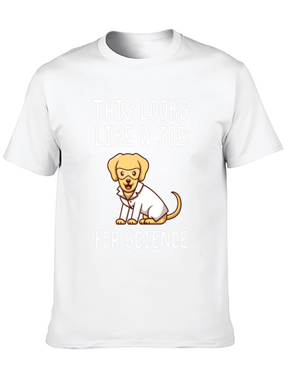 Science Dog T-Shirt - Funny Lab Coat Tee