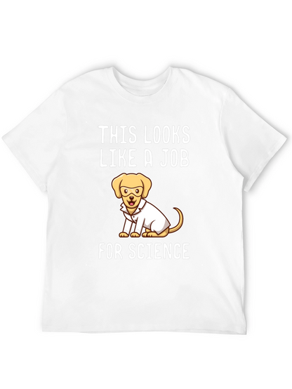 Science Dog T-Shirt - Funny Lab Coat Tee