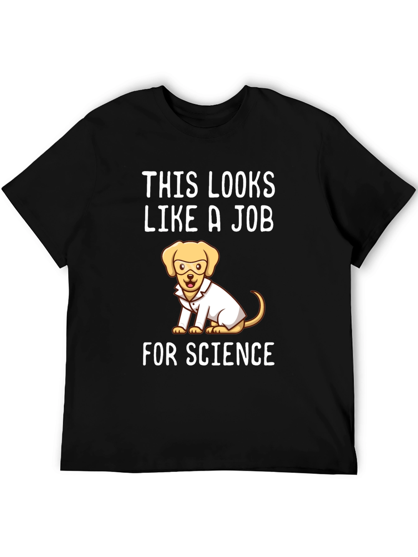 Science Dog T-Shirt - Funny Lab Coat Tee