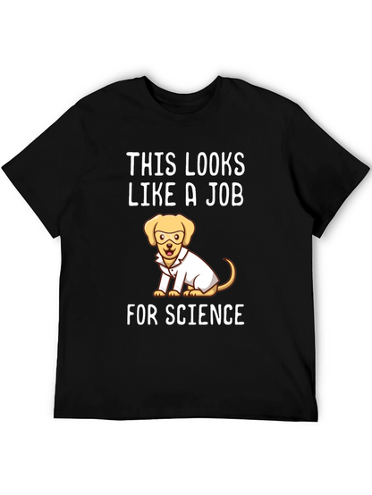 Science Dog T-Shirt - Funny Lab Coat Tee