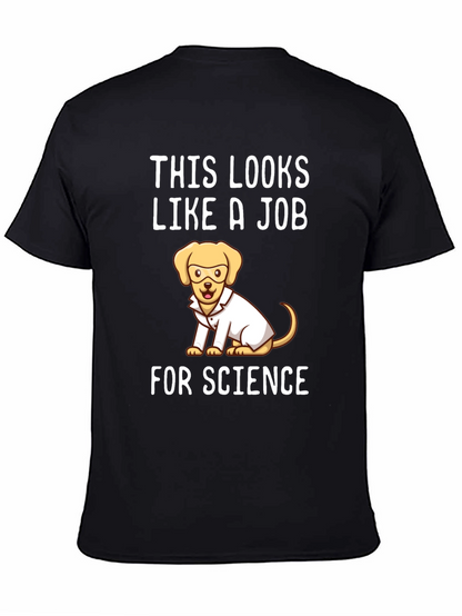 Science Dog T-Shirt - Funny Lab Coat Tee