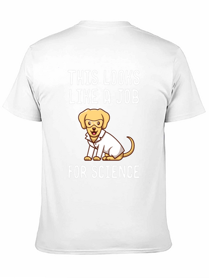 Science Dog T-Shirt - Funny Lab Coat Tee