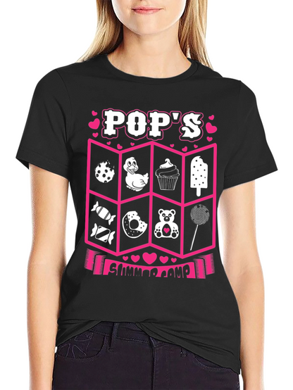 Pops Summer Camp Black T-Shirt
