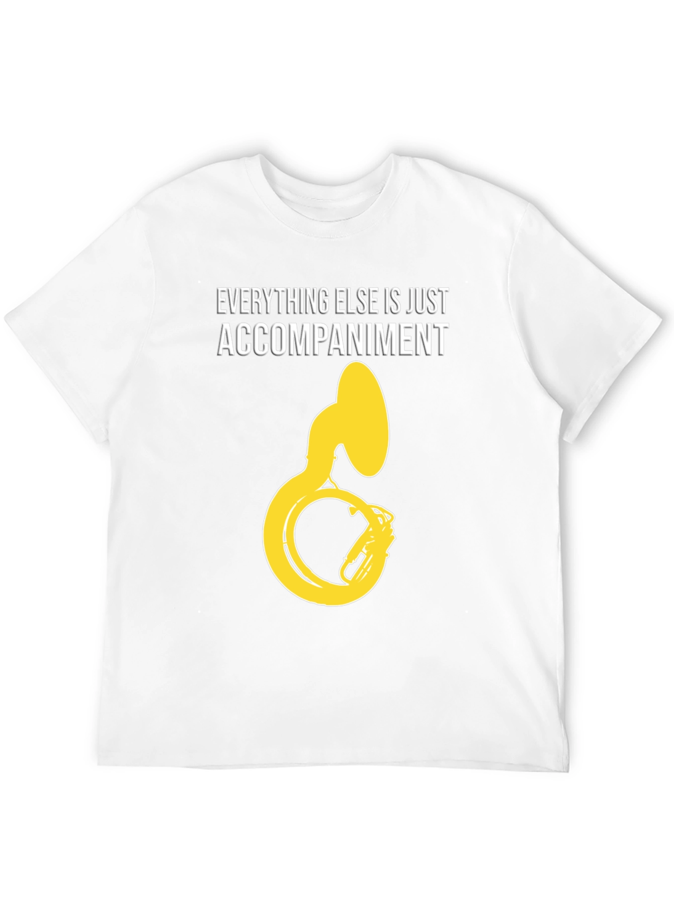 Everything Else Accompaniment Funny Tuba Player Black T-Shirt