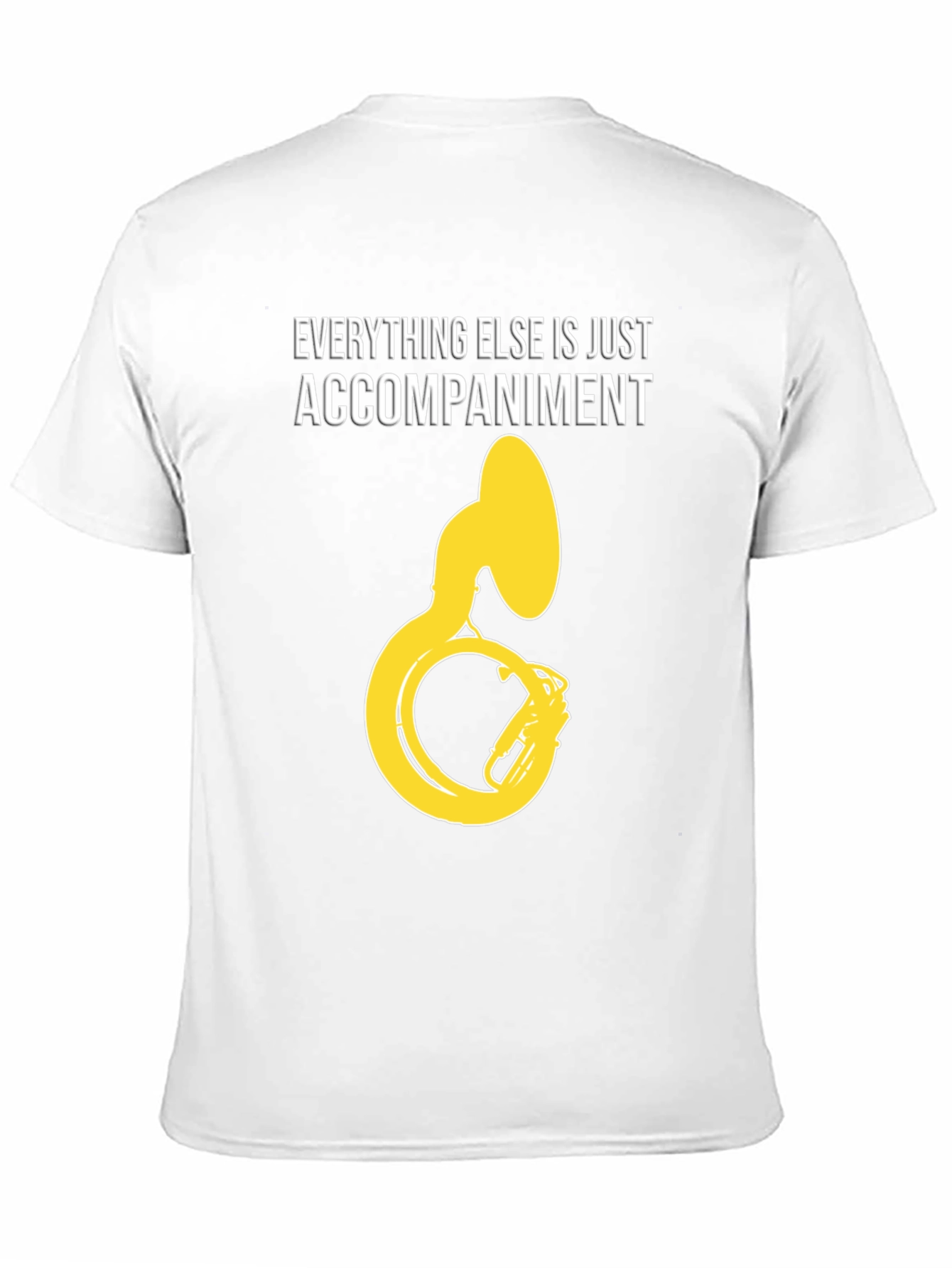 Everything Else Accompaniment Funny Tuba Player Black T-Shirt