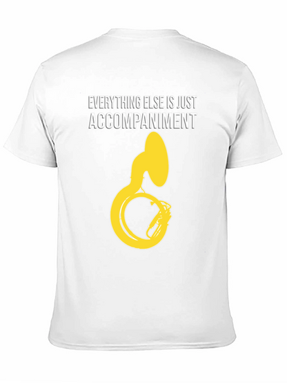 Everything Else Accompaniment Funny Tuba Player Black T-Shirt