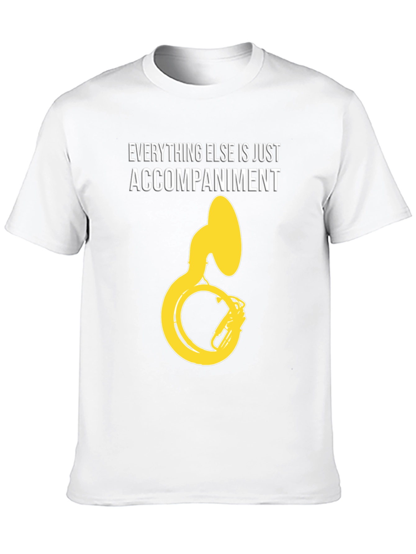 Everything Else Accompaniment Funny Tuba Player Black T-Shirt