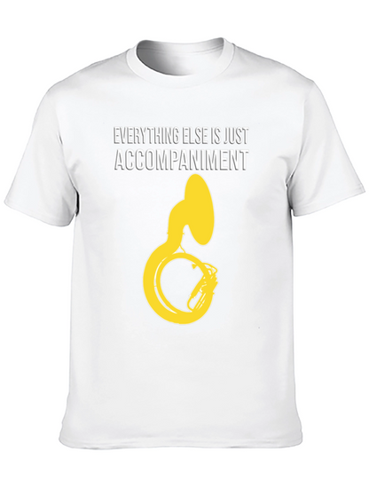 Everything Else Accompaniment Funny Tuba Player Black T-Shirt