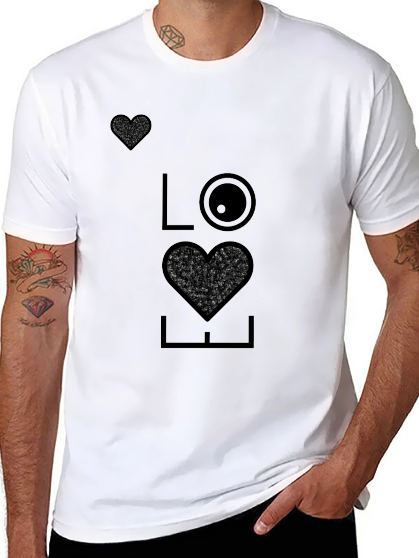 Love Graphic T-Shirt - Modern Casual Tee