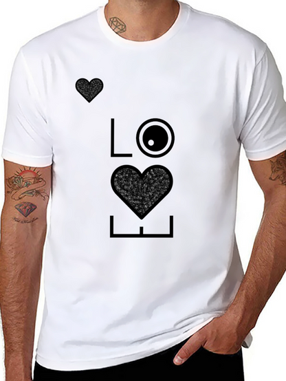 Love Graphic T-Shirt - Modern Casual Tee