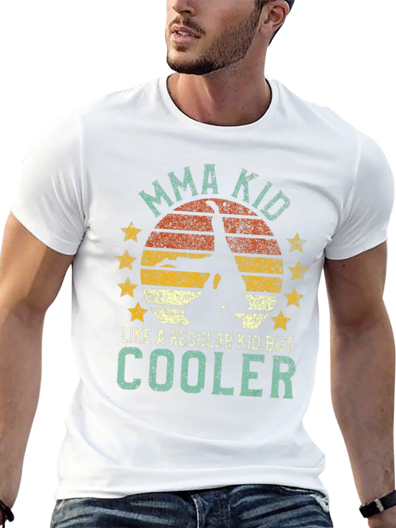 MMA Kid Graphic T-Shirt - Martial Arts Cool