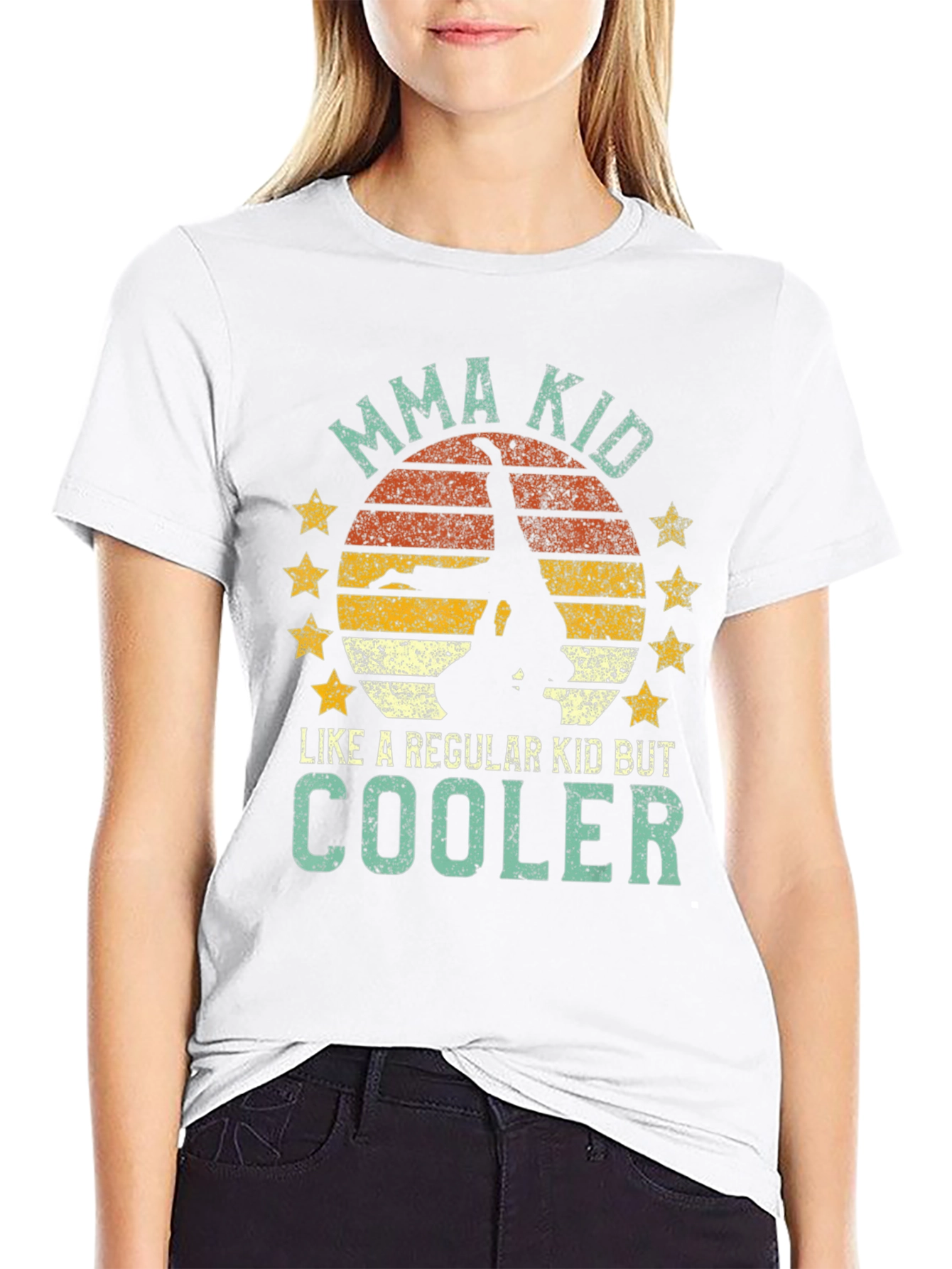 MMA Kid Graphic T-Shirt - Martial Arts Cool