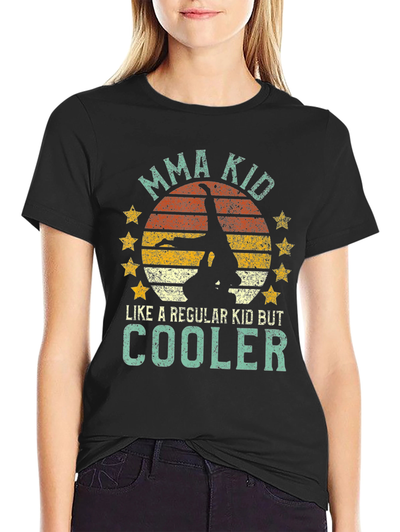 MMA Kid Graphic T-Shirt - Martial Arts Cool