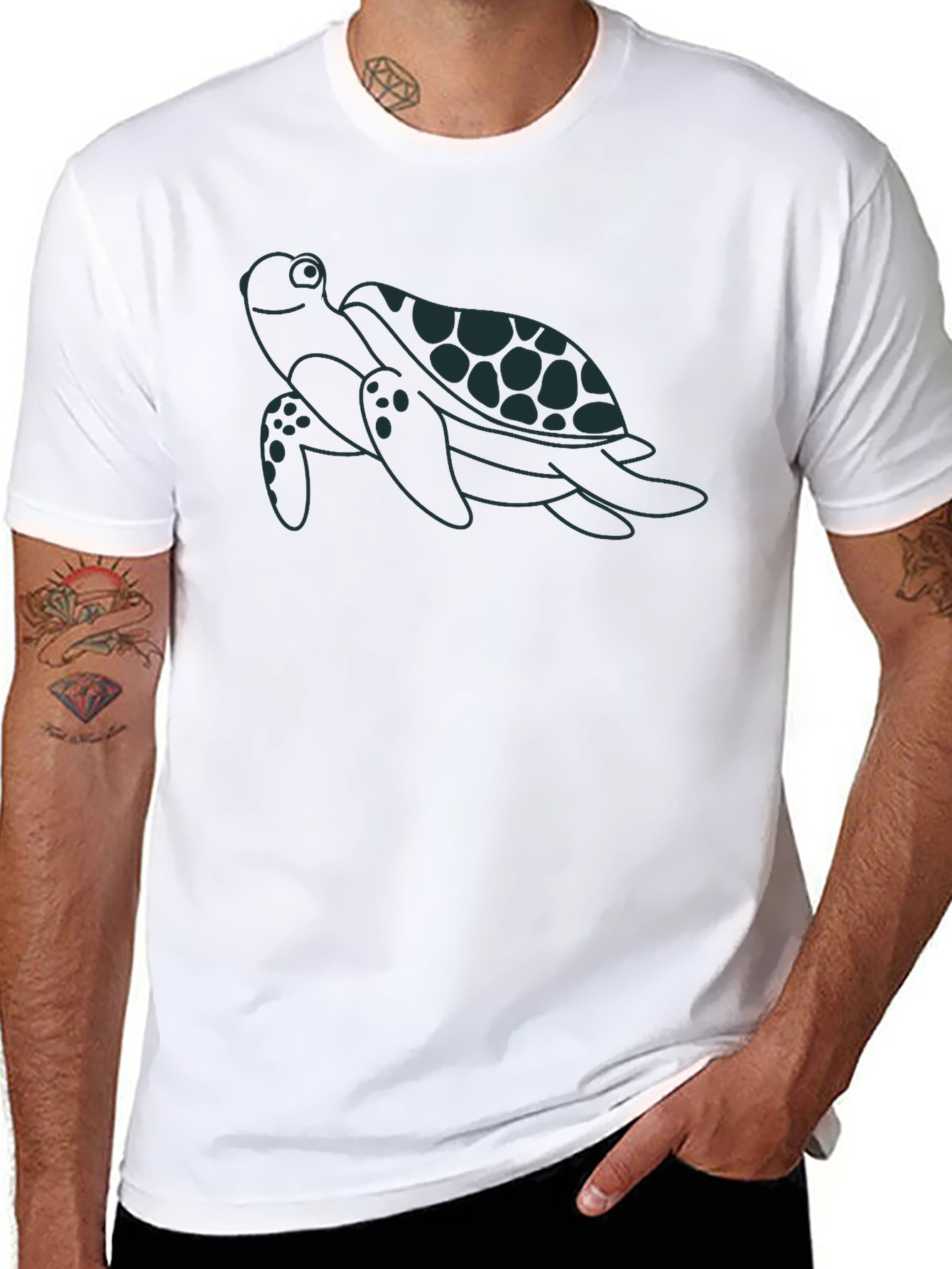 Sea Turtle Graphic Tee - Casual Style