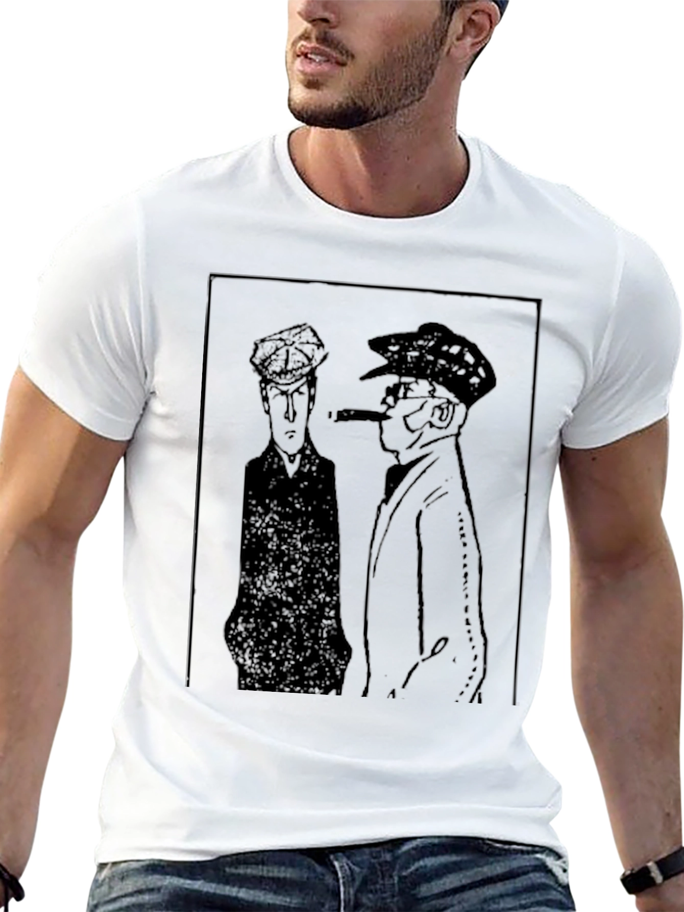 Noir Sketch Graphic T-Shirt