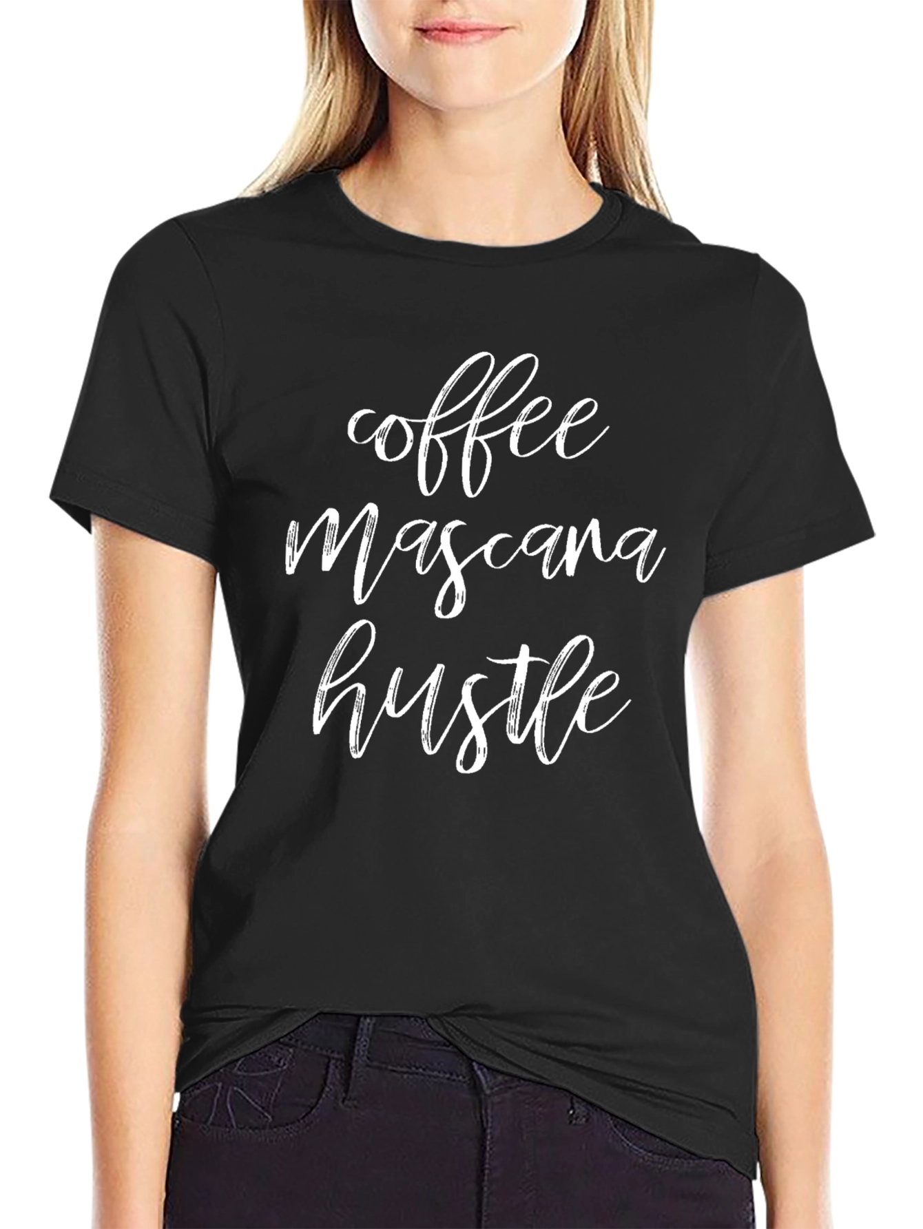 Coffee Mascara Hustle Graphic Tee