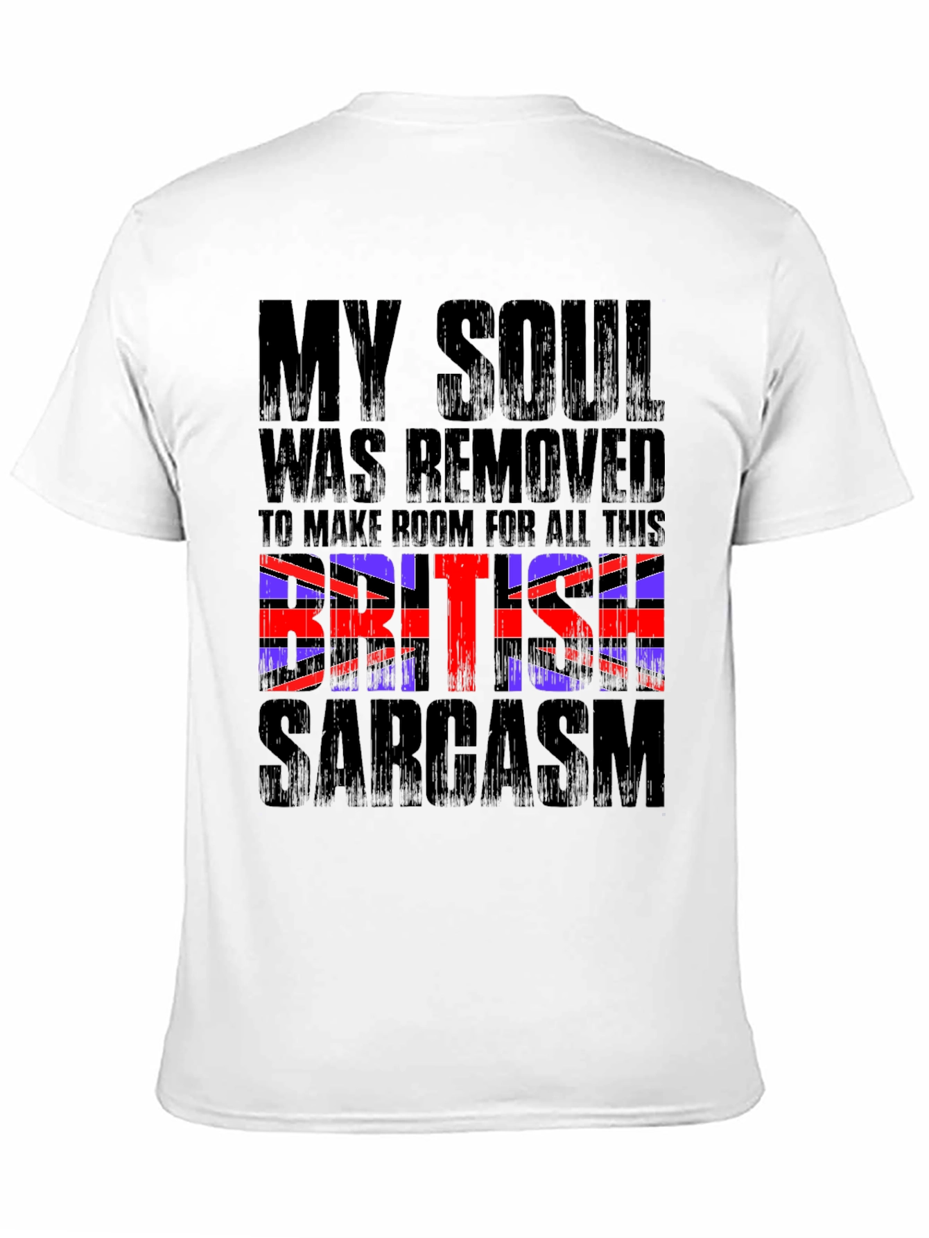 British Sarcasm Graphic Tee - Mens Black T-Shirt