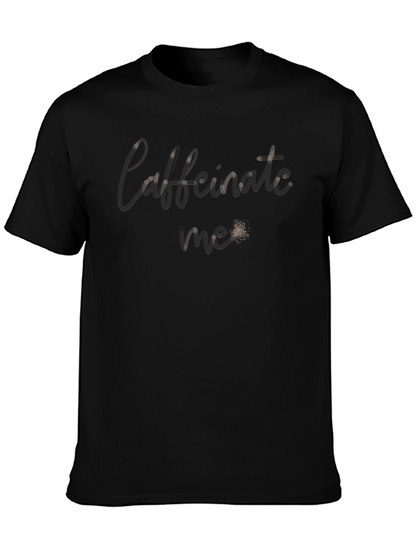 Stylish Black Graphic Print T-Shirt