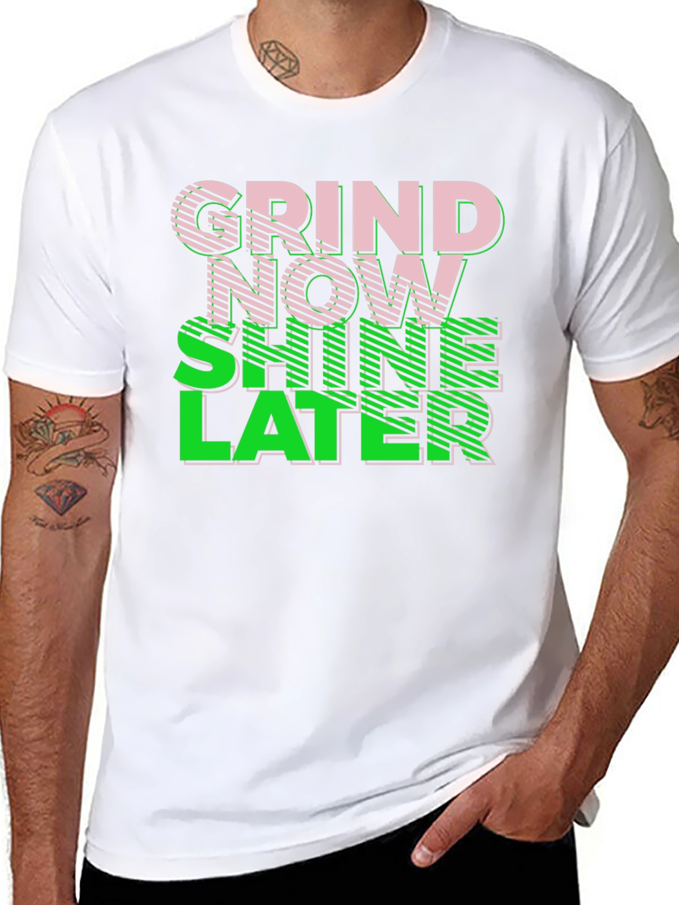 Grind Now Shine Later Graphic Tee
