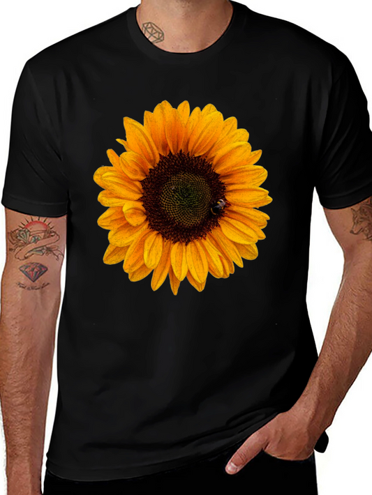 Sunflower Graphic Tee - Black Unisex T-Shirt