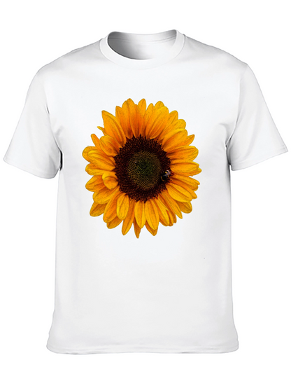 Sunflower Graphic Tee - Black Unisex T-Shirt