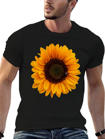 Sunflower Graphic Tee - Black Unisex T-Shirt