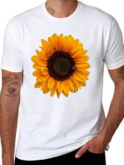 Sunflower Graphic Tee - Black Unisex T-Shirt