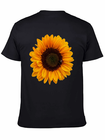 Sunflower Graphic Tee - Black Unisex T-Shirt
