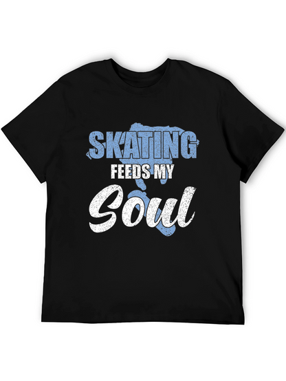 Skating Feeds My Soul Graphic T-Shirt