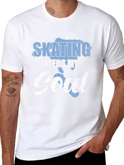 Skating Feeds My Soul Graphic T-Shirt