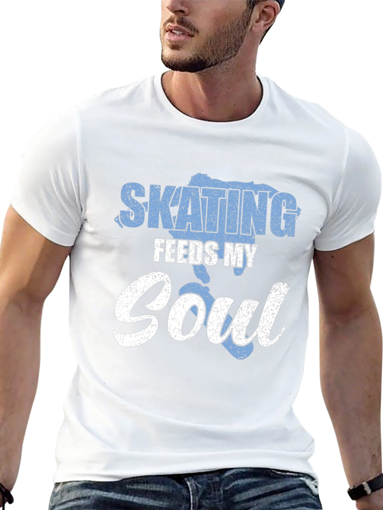 Skating Feeds My Soul Graphic T-Shirt