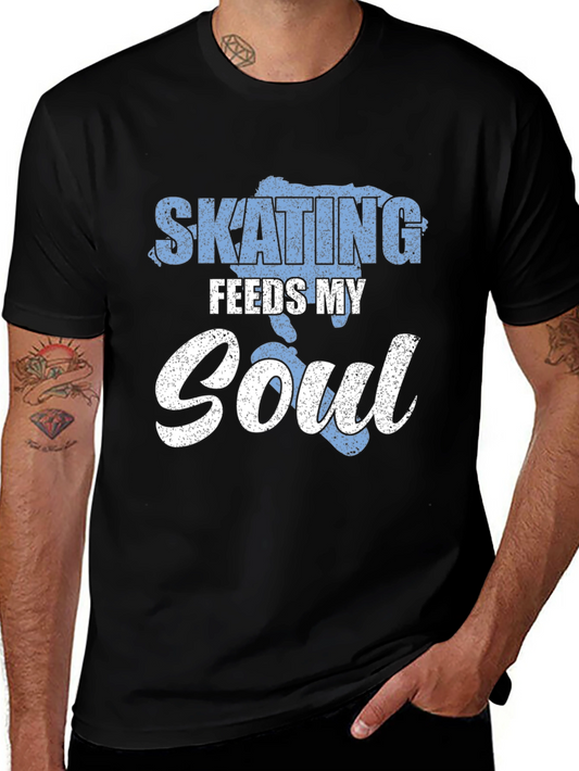 Skating Feeds My Soul Graphic T-Shirt