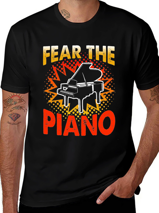 Fear the Piano Graphic T-Shirt