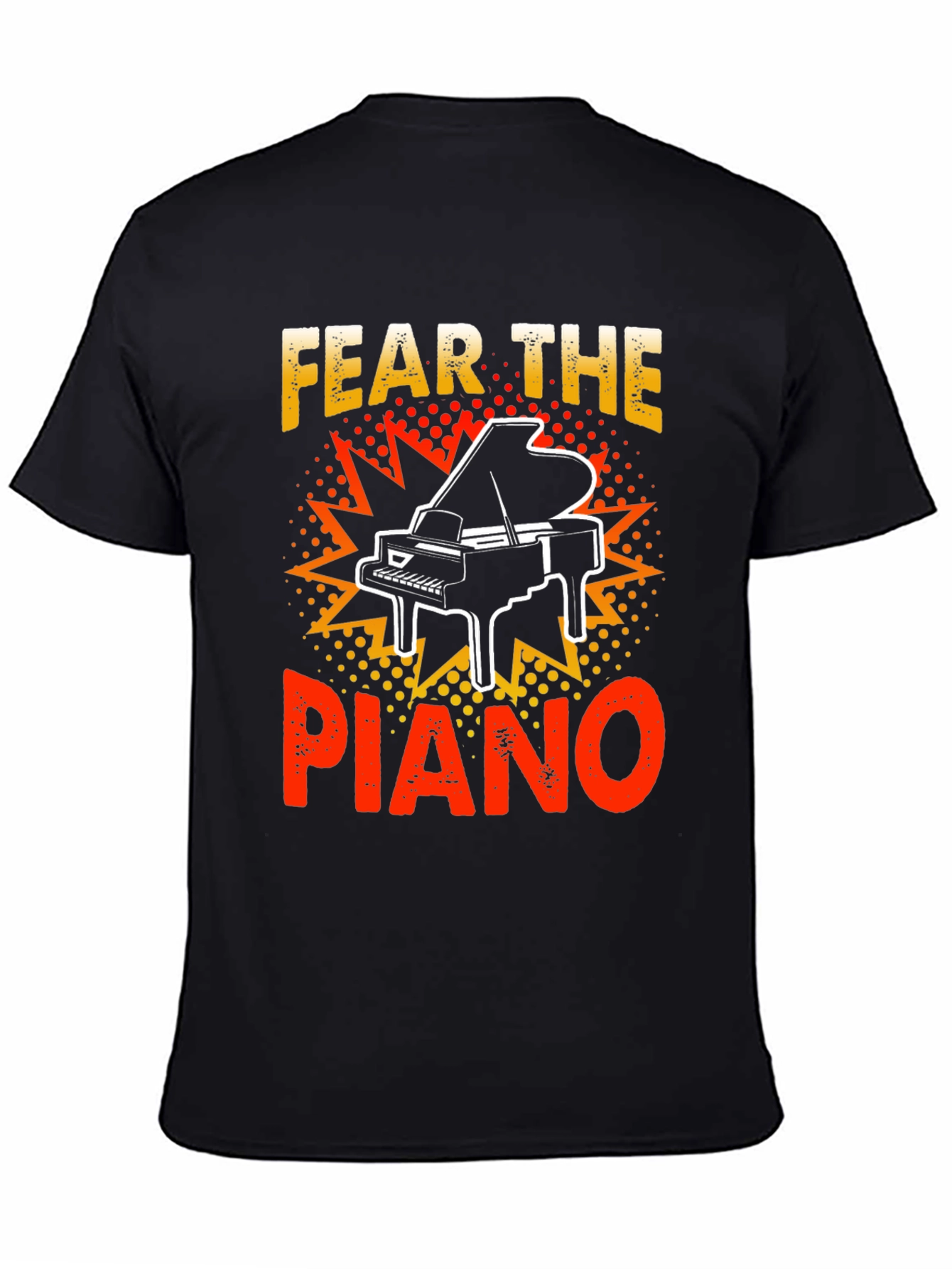 Fear the Piano Graphic T-Shirt