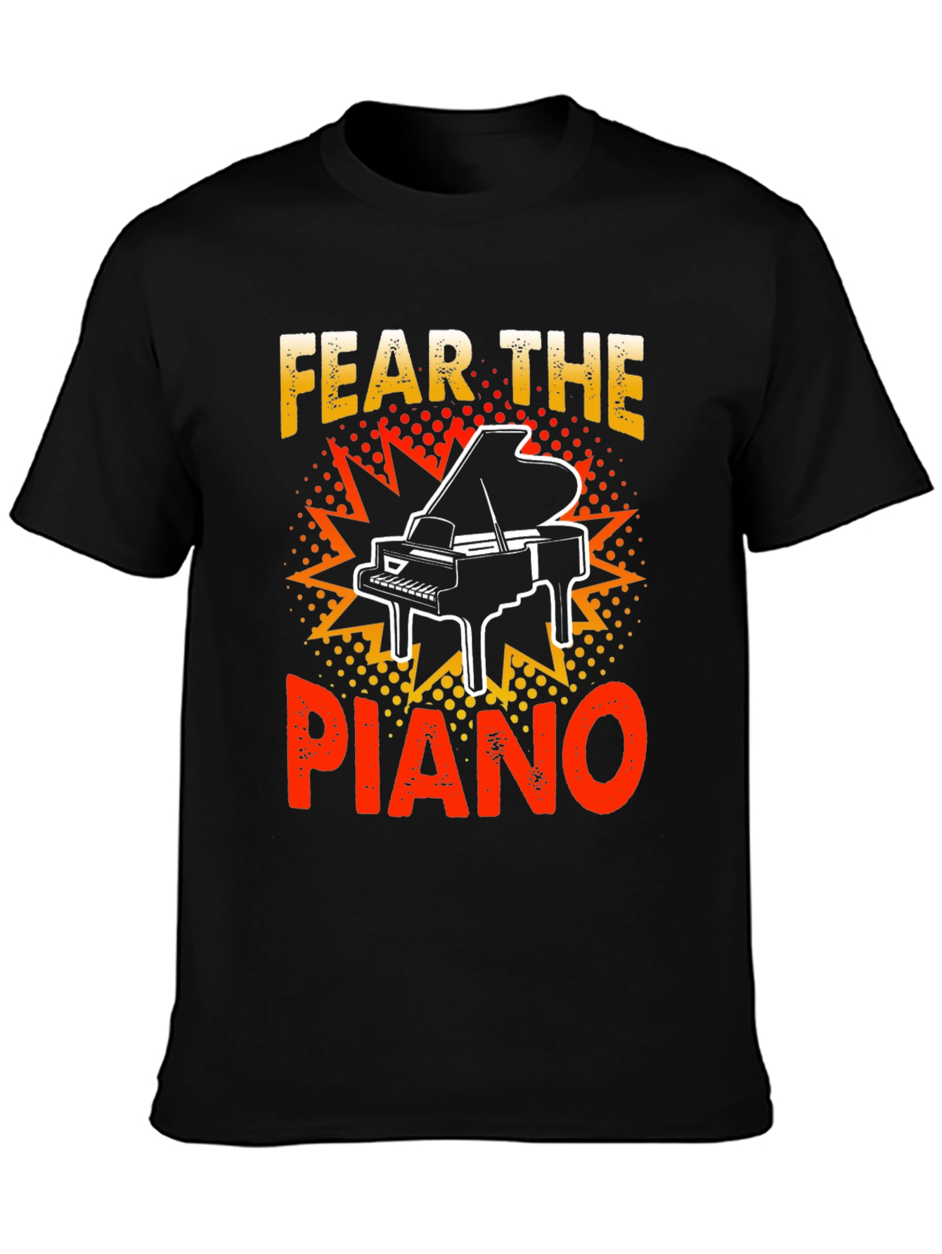 Fear the Piano Graphic T-Shirt