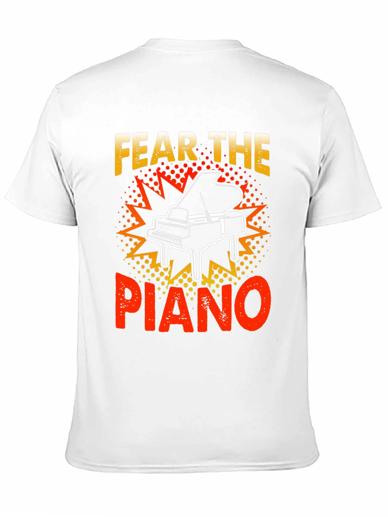 Fear the Piano Graphic T-Shirt