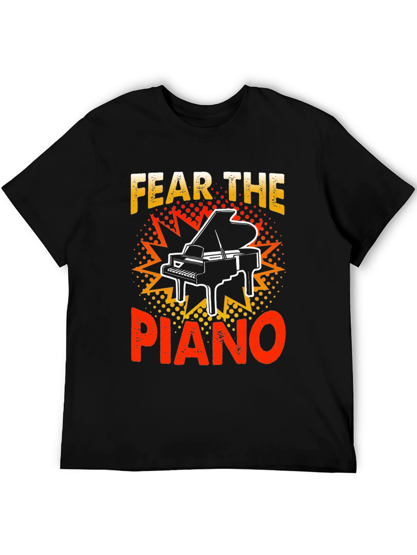 Fear the Piano Graphic T-Shirt