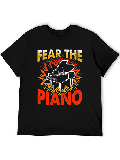 Fear the Piano Graphic T-Shirt