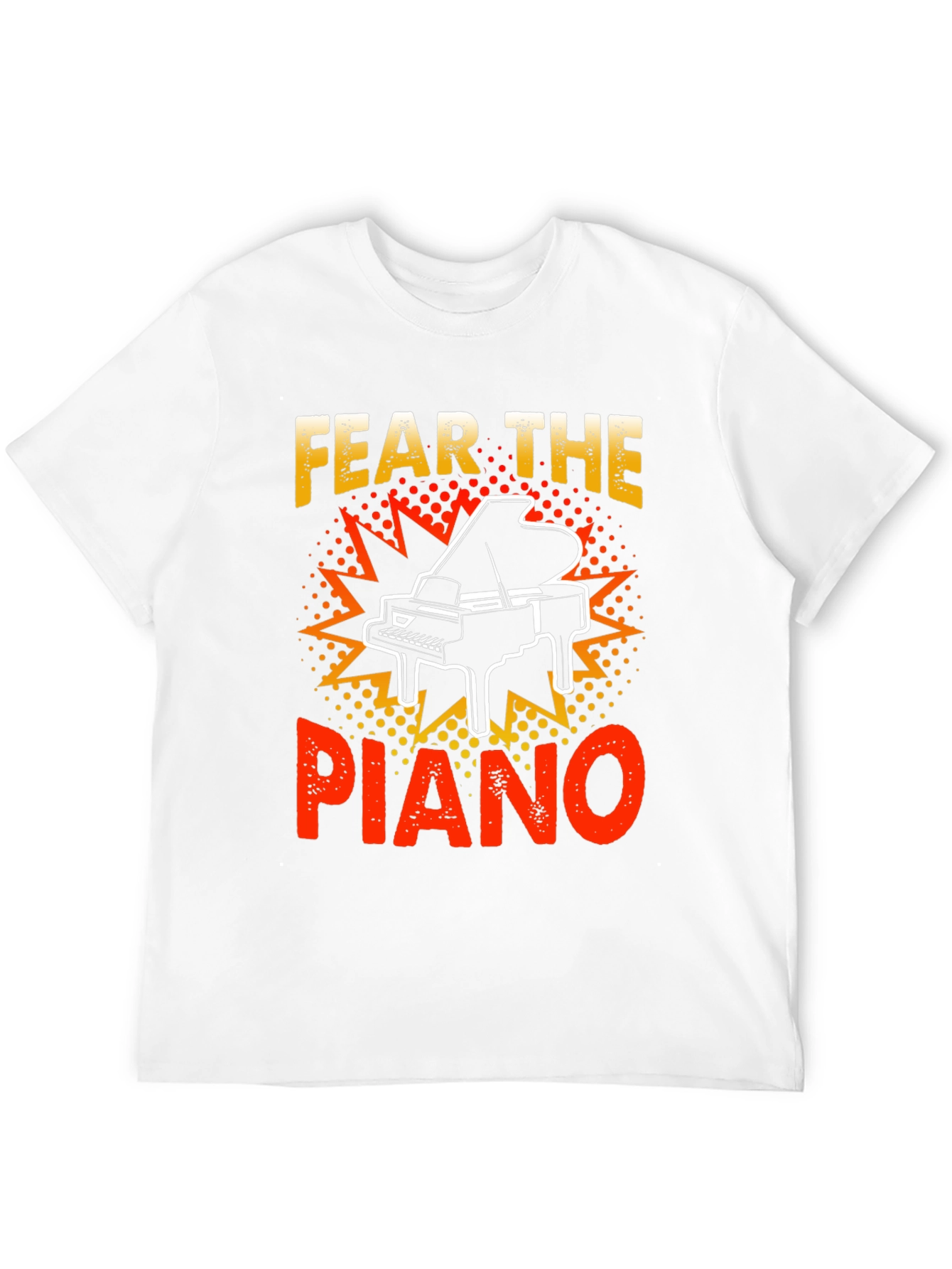 Fear the Piano Graphic T-Shirt