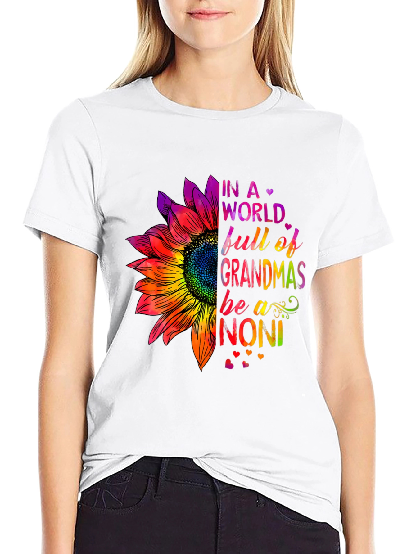 Sunflower Noni Graphic Tee - Black