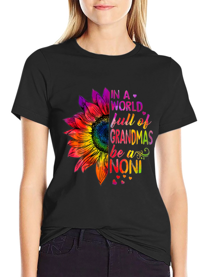 Sunflower Noni Graphic Tee - Black