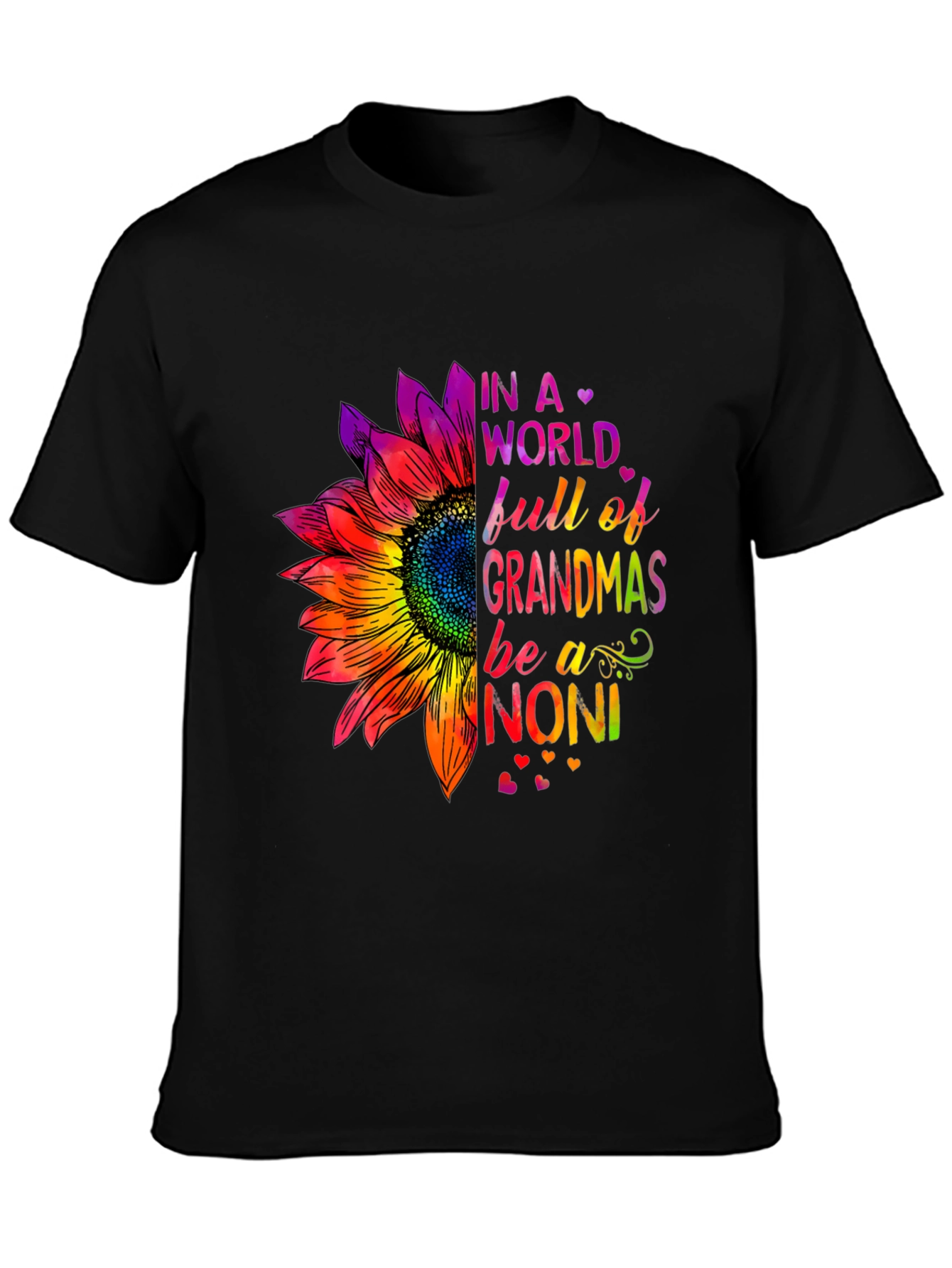 Sunflower Noni Graphic Tee - Black