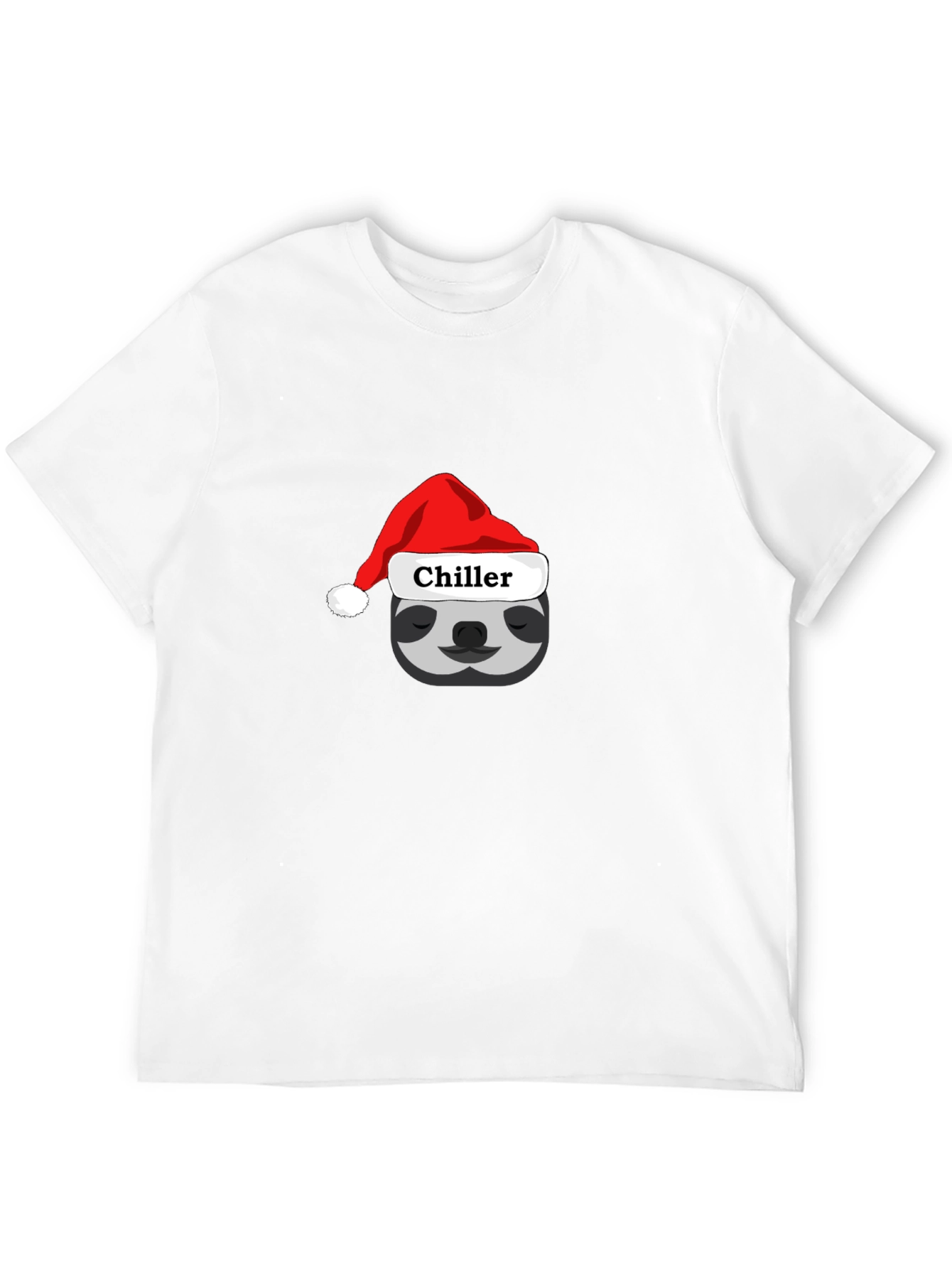 Chiller Sloth Santa Hat T-Shirt