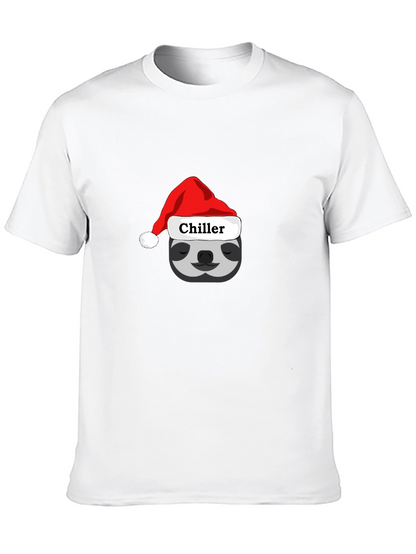 Chiller Sloth Santa Hat T-Shirt