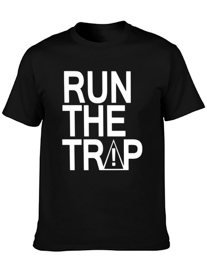 Run the Trap Graphic Tee - Black
