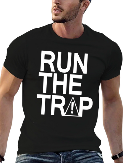 Run the Trap Graphic Tee - Black