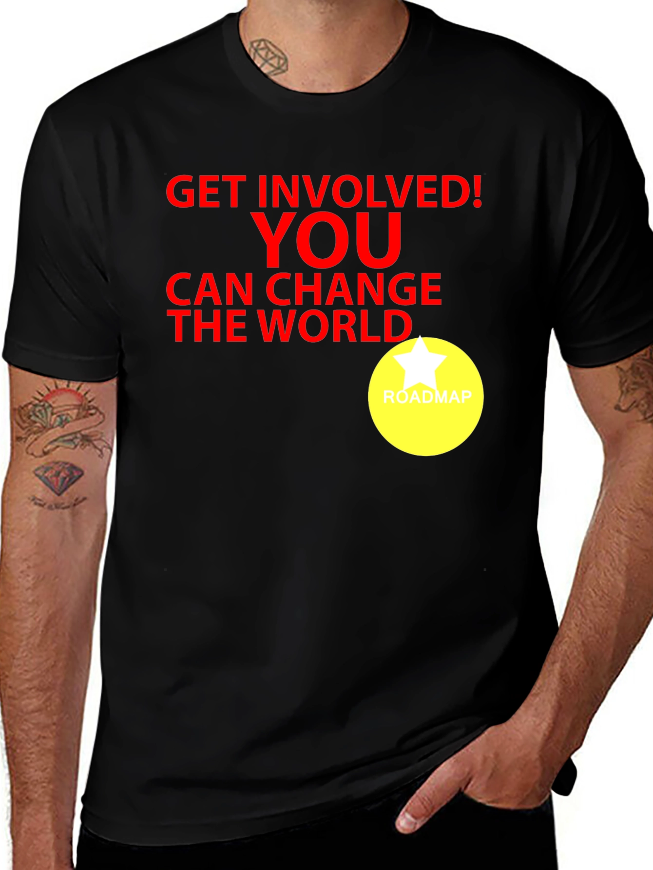 Get Involved Black T-Shirt