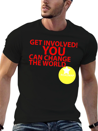 Get Involved Black T-Shirt